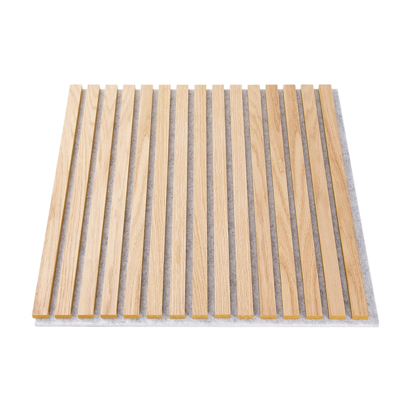 Acoustic Wall Panel Sound Absorbing Line Soundproof Peg Board Acoustic Mdf Panels For Interior Wall Decor