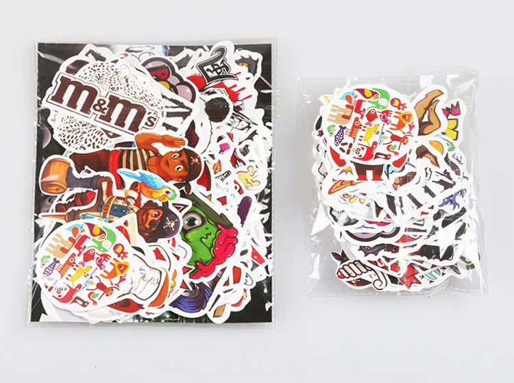  200pcs Sticker Bomb Die Cut Packs Waterproof for Car Vinyl Scooter Skate