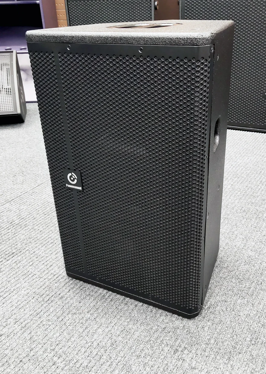 Professional active sound system single 10 inch stage monitor speaker 300W AES power DJ speaker with D class power amplifier