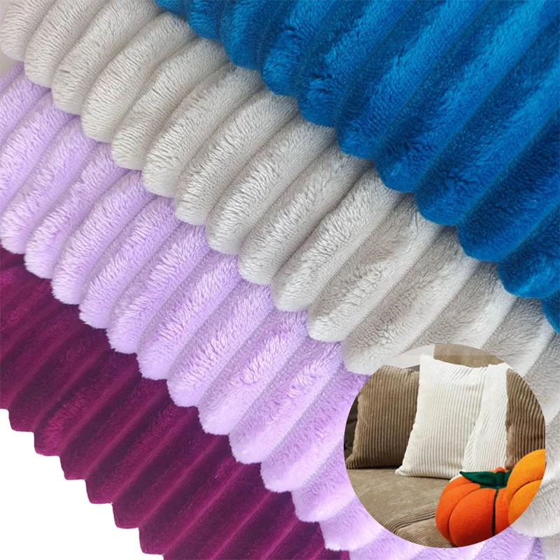 China Custom Throw Pillow, Baby Use Soft Blanket Thick Polyester Knit Thickened Shaggy Printed Flannel Fabric/