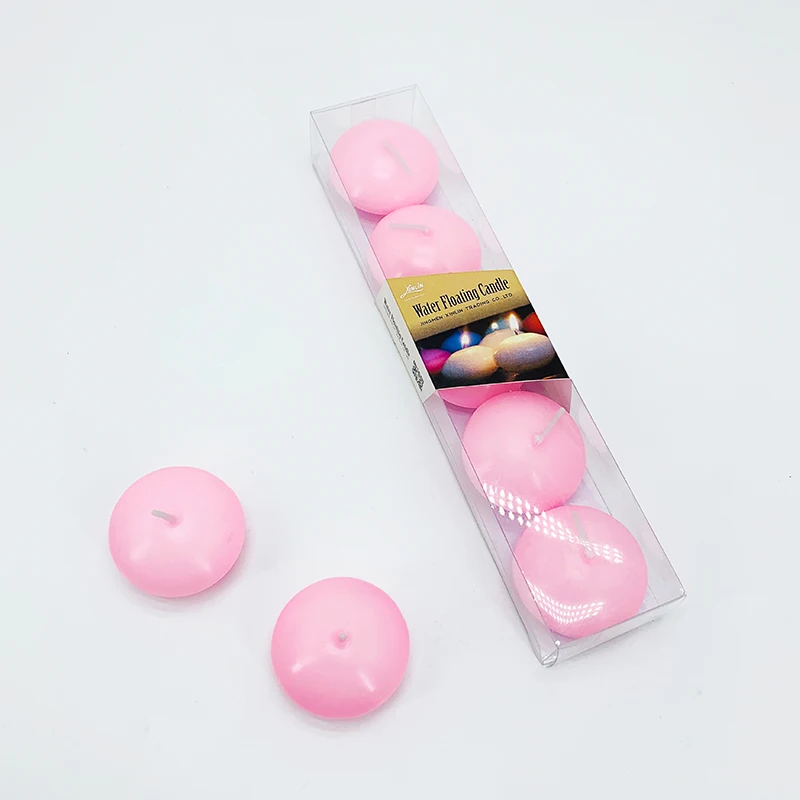Wholesale 5Pack Cute Unscented Floating Candles Unscented Discs for Wedding Pool Party Holiday Home Decor