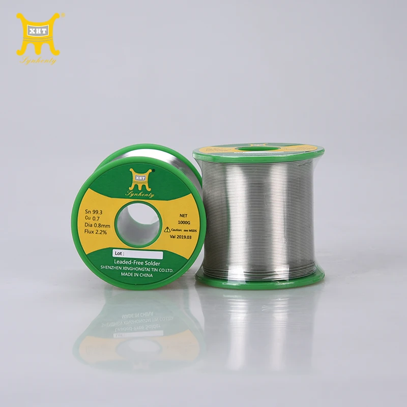 XHT Factory 2024 0.5mm 0.8mm 1.0mm 100g tin flux Rosin activated cored welding & soldering supplies solder wire