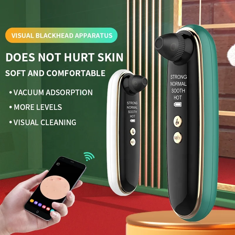 
Visual HD Vacuum Blackhead Removal Suction WIFI Visible Blackhead Remover with Camera 