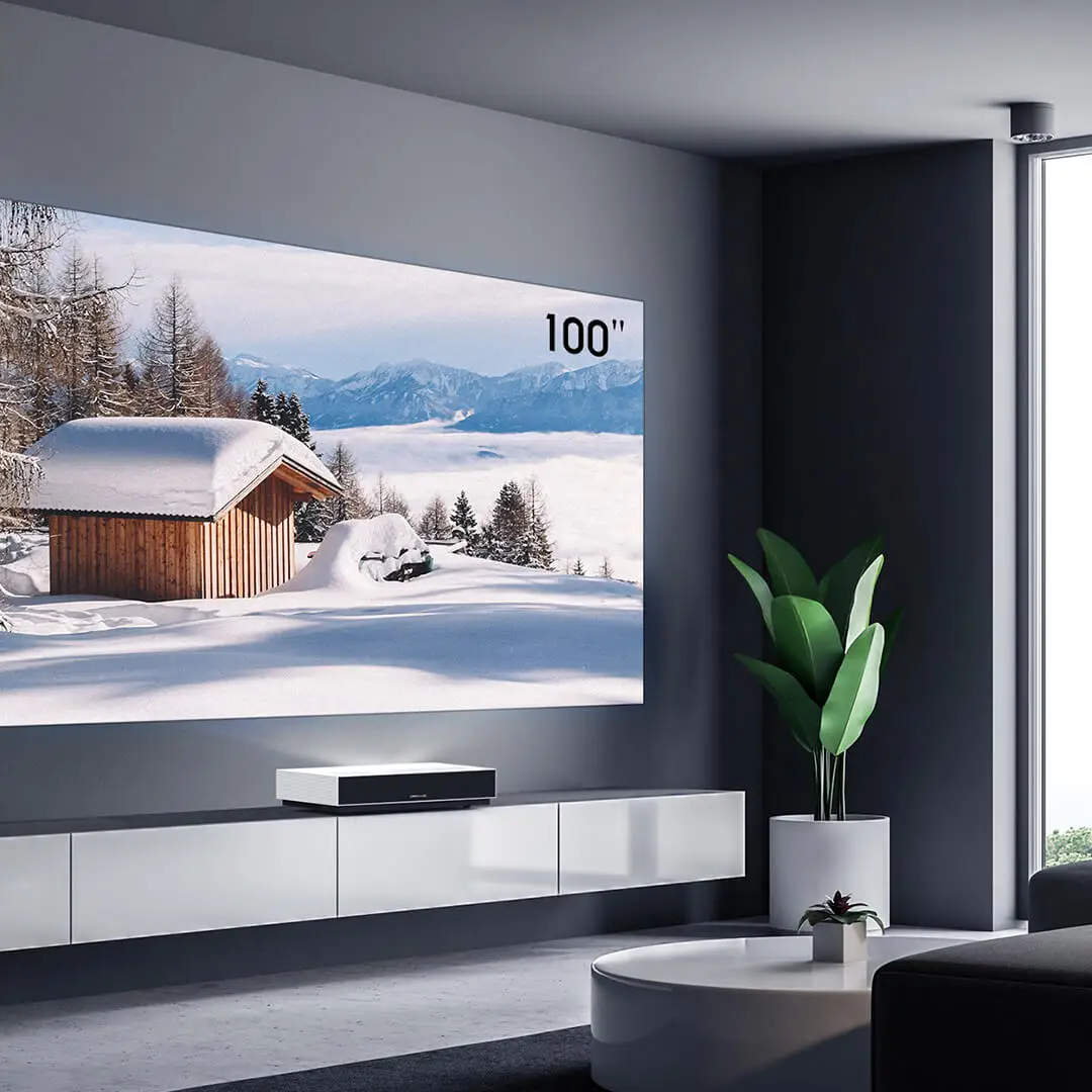 Fengmi лазерный проектор 4K кинотеатр 2 fengmi c2 короткофокусные проекторы для домашнего