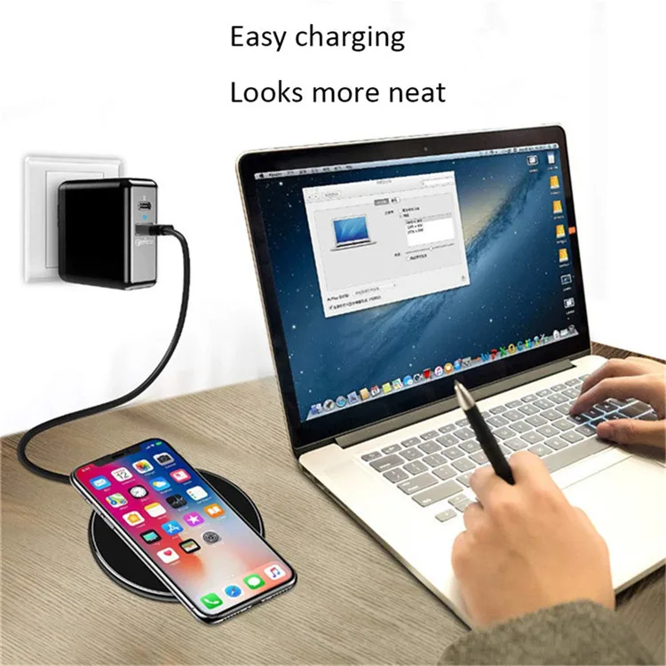 Portable Charger 10 W Fast Charging Mobile Phone Mag Nanami Magnet USB 2.0 Qi Wireless Chargers For Smart Phones Android