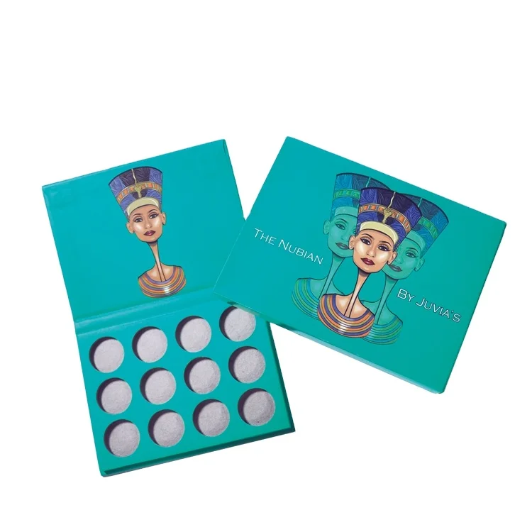 Hot Sale Cosmetic Packaging Custom Logo Magnetic Gift Box Cardboard Paper Box For makeup eyeshadow palette