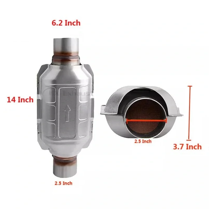Customized Universal Catalytic Converter Three Way Catalyst For Japanese Engine