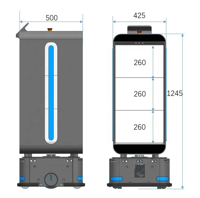 
Search distributor mingren customized T2 intelligent robots for the factory inspection company 