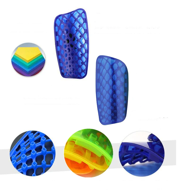 Football sports custom logo design plastic soccer shin guards machine