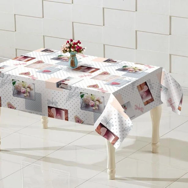 vinyl table cover pvc laminated tablecloth pvc tablecloth roll