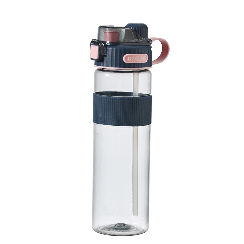 Top Seller 1000ml 1.5L 32oz Wide Mouth Tritan Plastic Water Bottle Jug with Silicone Sleeve and Handle