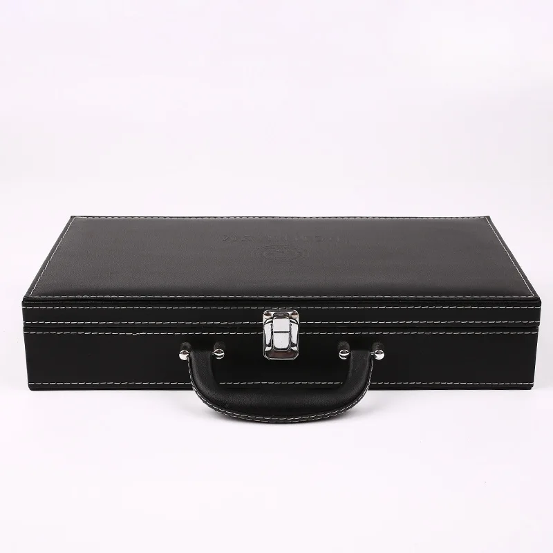 Red wine packaging box  single row six wine box 6 bottle wine gift box leather shockproof and temperature Manufacturer