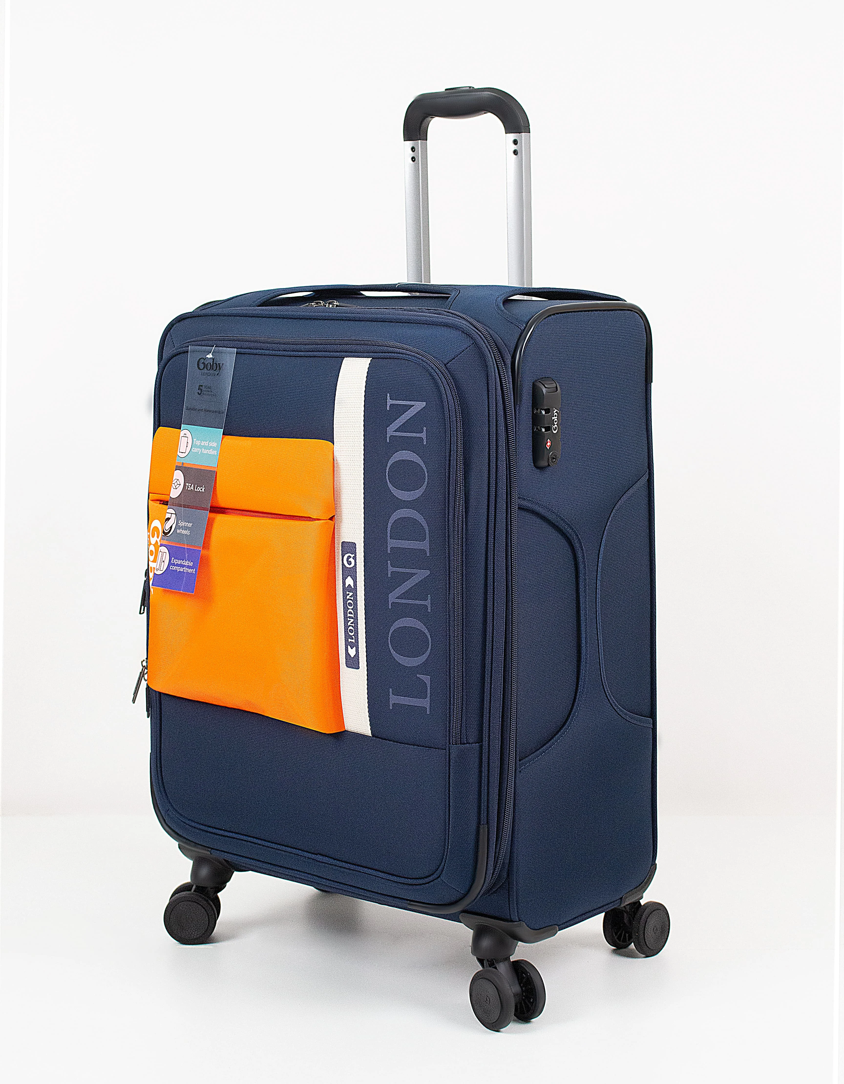 Trolley Luggage Cost-effective 3 Sizes Soft Oxford Fabric Luggage Set Business Travel Suitcase