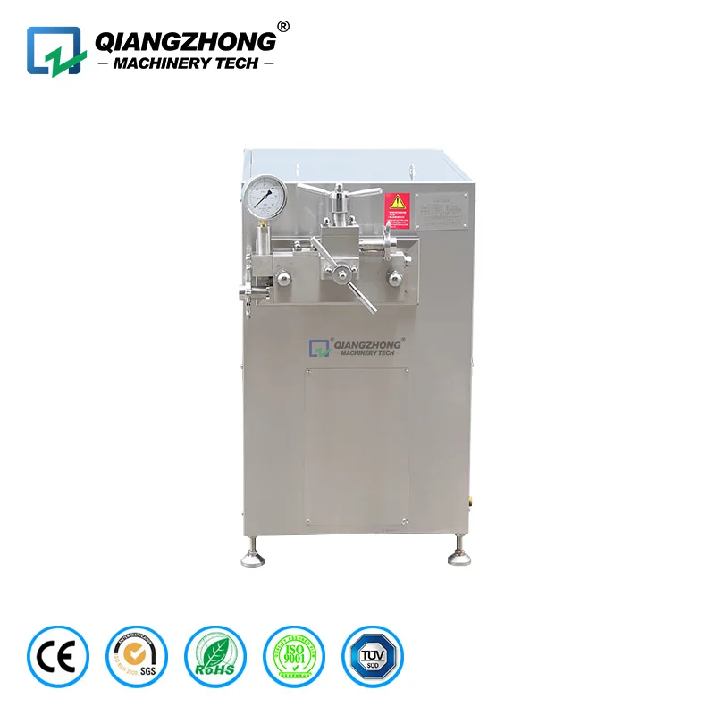 Automatic Industry Juice Soy Milk Ice Cream Condensed Milk Ultra High Pressure Homogenizer Pressure Vessel Customized Qiangzhong