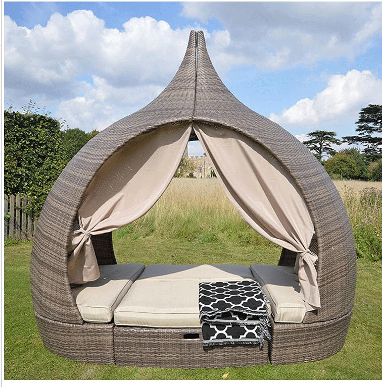 wholesale  KD outdoor pear daybed furniture