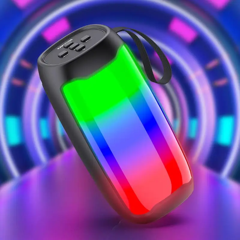 KAKUSIGA Wireless  Speaker Colorful lighting effect listening to music is more exciting TWS interconnectionSmall and light
