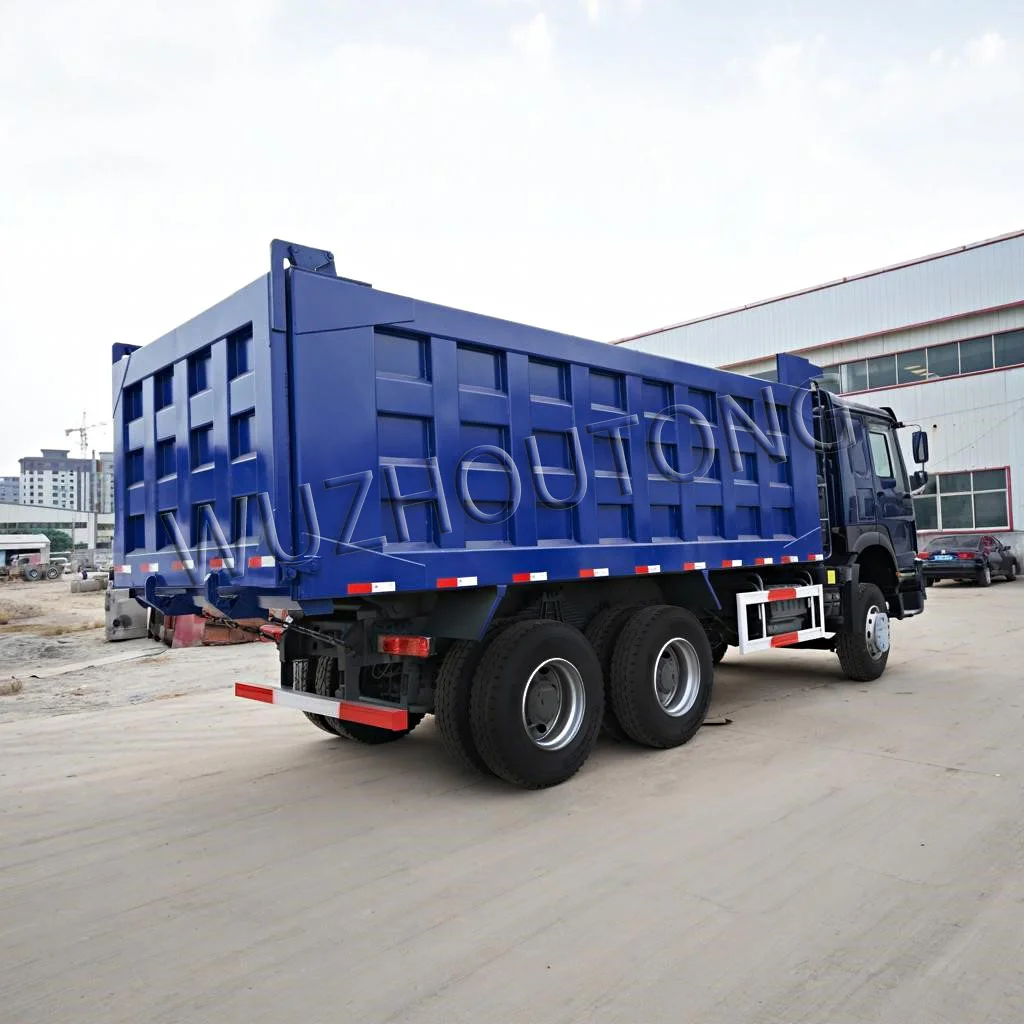 HOWO 6X4 Dump Truck 375HP Weichai Engine  Make HW19710 Transmission Euro 3 Emission Standard 30t Gross Vehicle Weight