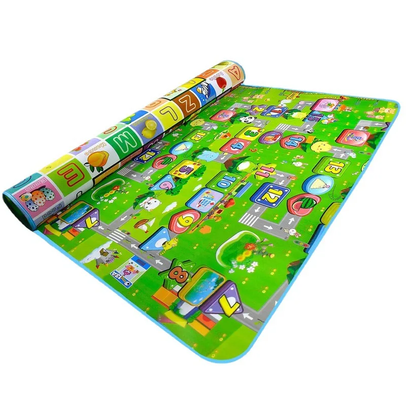 XPE Eco Friendly Custom Designed Rubber Fold Slippery Game Play Mat Soft Sublimation Print Toy