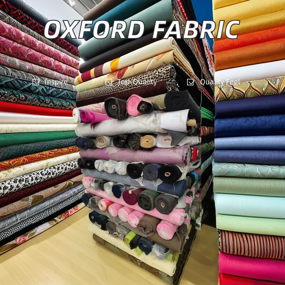 Wholesale Popular a Grade Polyester Oxford Fabric with PVC Backing In-Stock Anti-Static Dress Use for Clothing