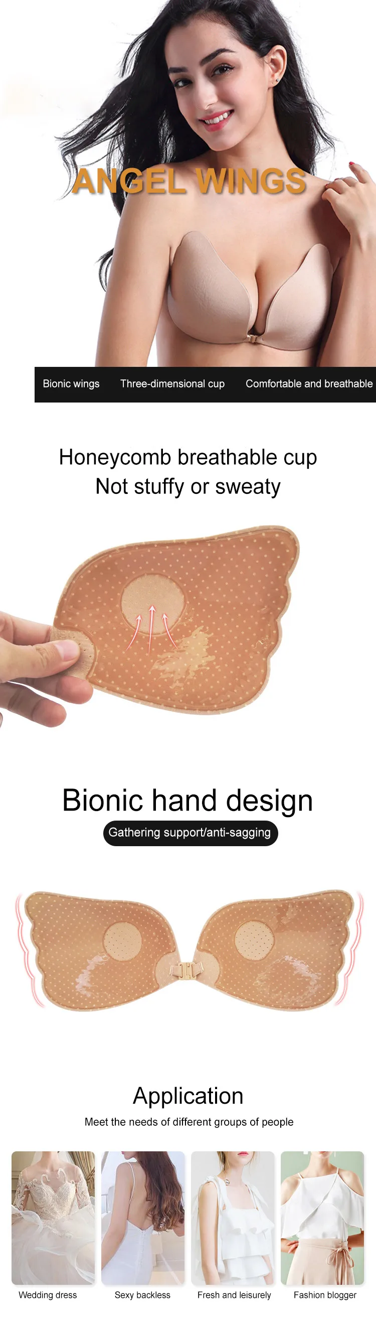 bra 34b no padding back support bra with 6 support stays high quality cotton bra set