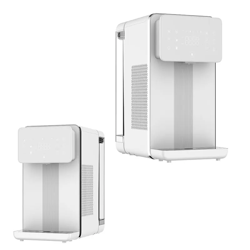 Hydrogen Alkaline Water Ionizer machine purification system dispenser tankless  with Ice water