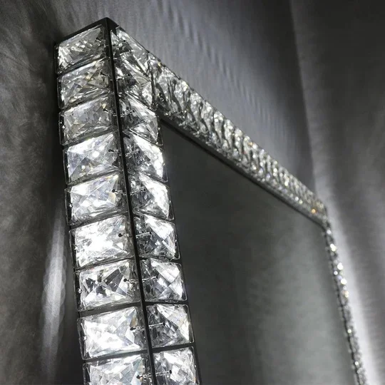 Fashion Luxury LED Light Hair Beauty Salon Furniture Mirror for Barber Shop