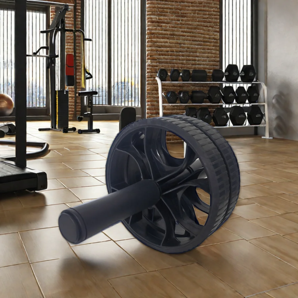 Abdominal Wheel Roller with Elbow Support Ab Double Wheels Trainer Abdominal Exercises for Gym and Home Custom logo