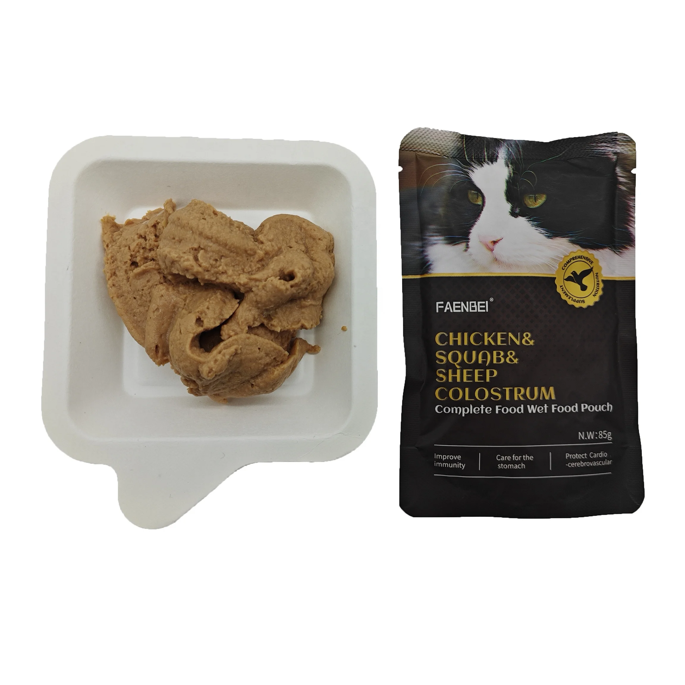 Агент завербовать домашних животных полный корм для Влажного корма мешочек кошачий