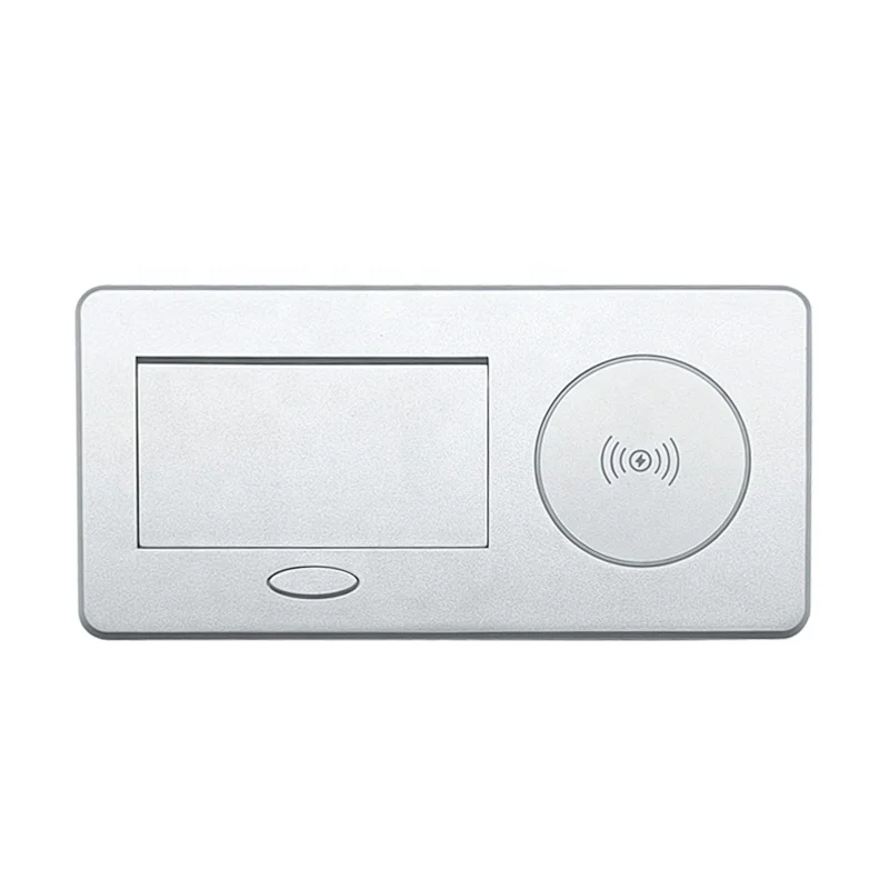 Wireless charge pop up plug kitchen home office hidden plug socket safe pop up socket desk