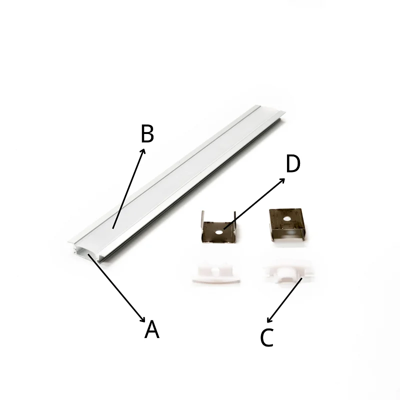 Высококачественный линейный профиль алюминиевый свет для гостиной встраиваемый профиль-205 светодиодная алюминиевая