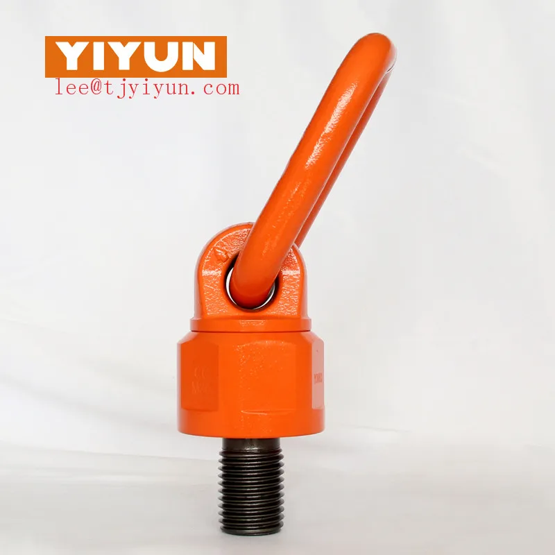 G80 New parts 13/4-5 UNC vlbg hoist ring swivel joint is g80 stainless steel chain swivel side pull hoist ring