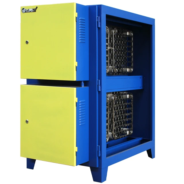 Electrostatic Precipitator ESP Remove industrial Fume Grease Tar Odor Electrostatic Air cleaner 30000M3/h Smoke Filter