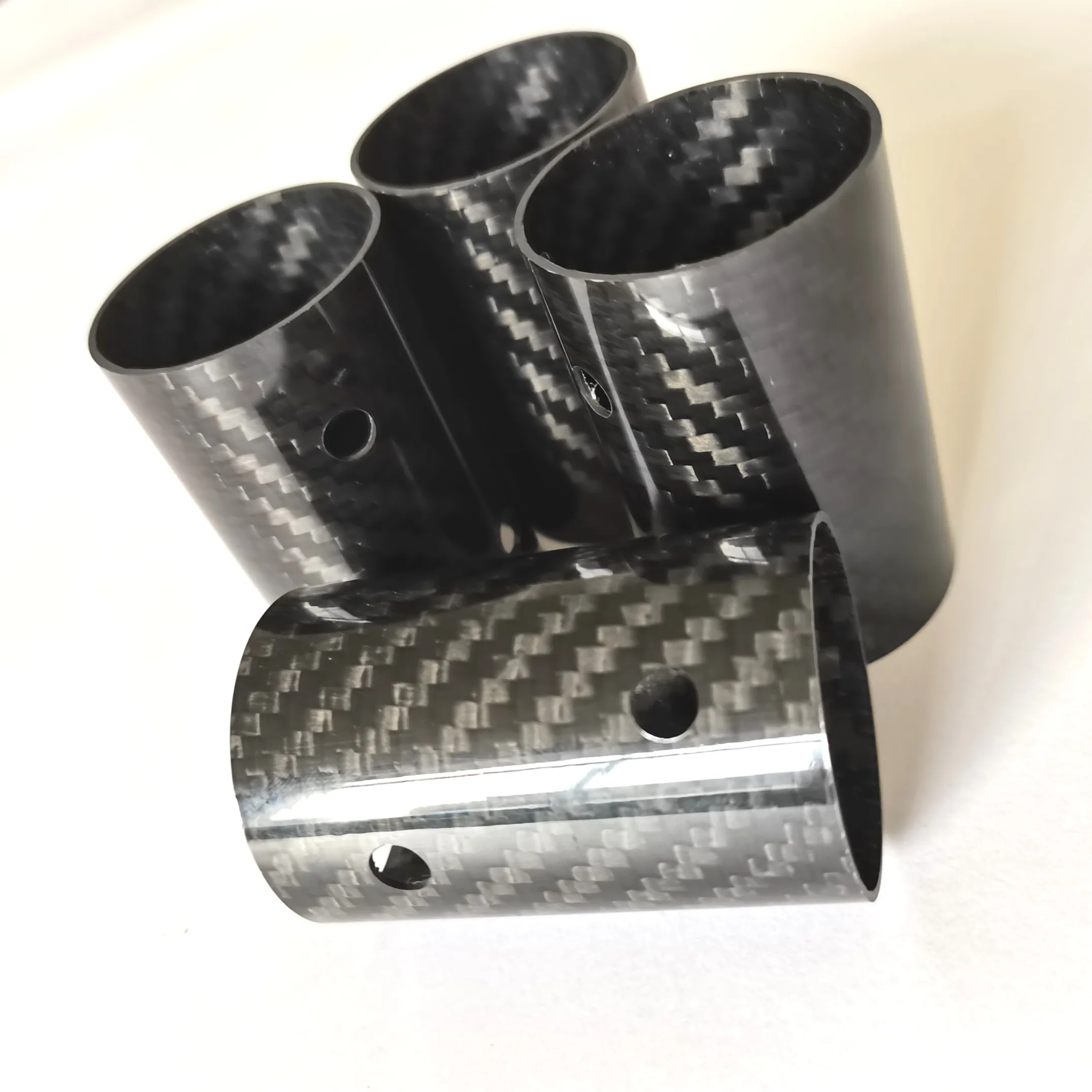 Труба из углеродного волокна 35 мм, труба из углеродного волокна 3k, труба из углеродного волокна с обработанными отверстиями