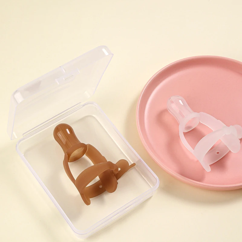 2022 hot selling baby finger biting prevention product food grade silicone pacifier does not contain bisphenol finger sucking pr