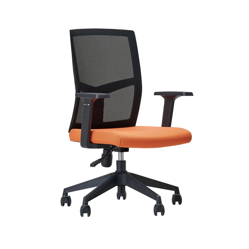 Ergonomic full Mesh Swivel Chair with Castors Black Office Chair for Office Desk Conference Room Chair