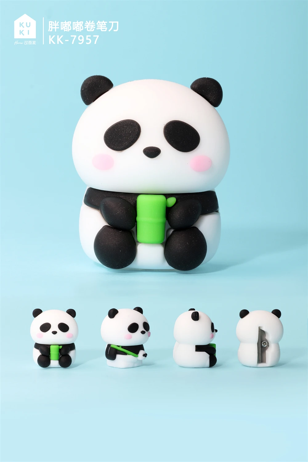 Cheap Standard Pencil Sharpener Single Hole Chubby Panda Sharpener School Cute Animal Sharpened Pencil Manufacturer