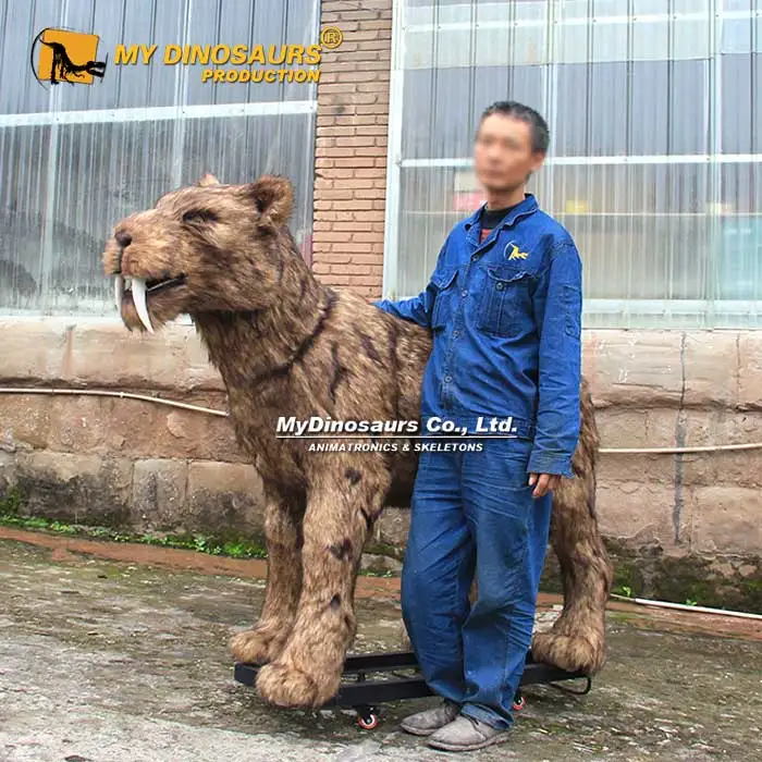 My Dino Animal Exhibition Products Life Size Animatronic Saber-toothed Tiger