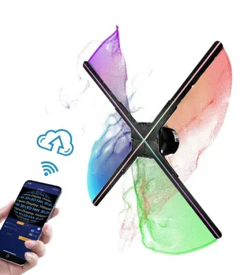 Projector Outdoor With Led Hologram Fan 3d Holographic Display