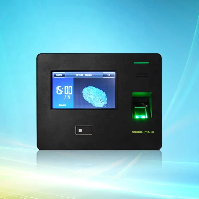 ( GT300 )  4.3 inch Touch Screen Fingerprint time attendance system with built-in Li battery