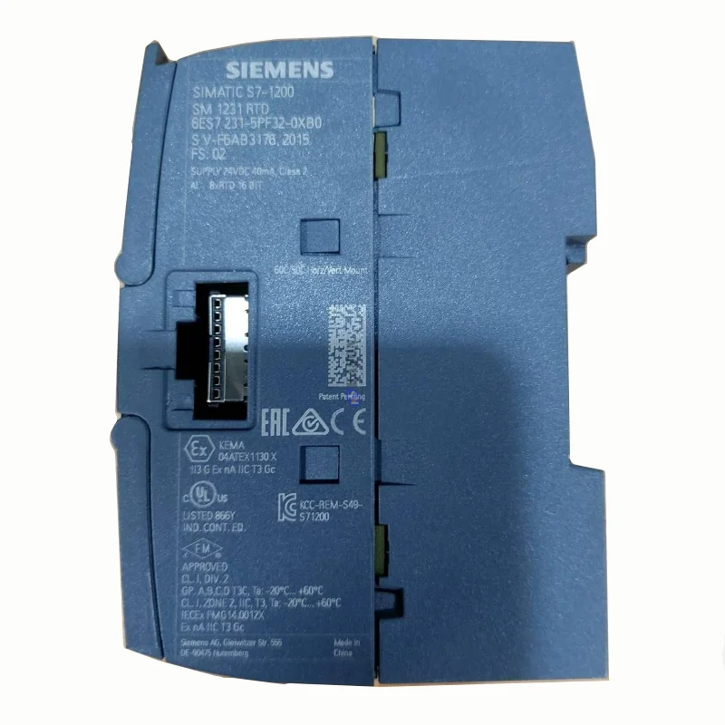 6ES7 231-5PF32-0XB0 Programmable Logic Controller S7-1200 PLC SM 1231 RTD 6ES7231-5PF32-0XB0 Analog input module 231-5PF32-0XB0