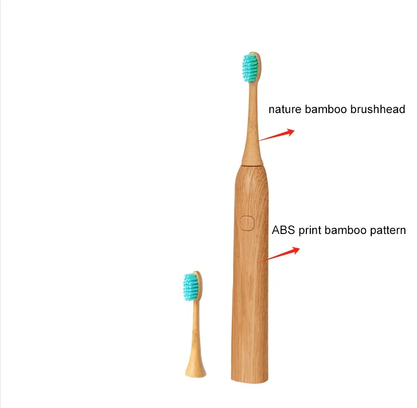 IPX7 Sonic Electric Wireless Charging Eco-friendly Toothbrush Rechargeable Soft Bristle Sustainable