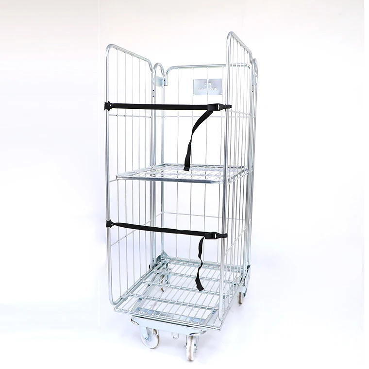 Горячего погружения оцинкованной Матрешка стандарт, металлическая коробка для хранения на складе перекантовки и тележка для транспортировки