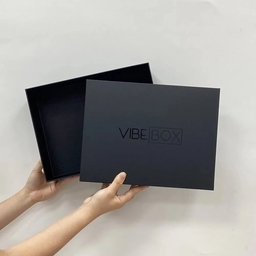 Customized Cardboard Gift Box With Lid Two Pieces CUSTOM Logo Boxes Big Size Shoes Luxury Sneaker Paper Packaging Box