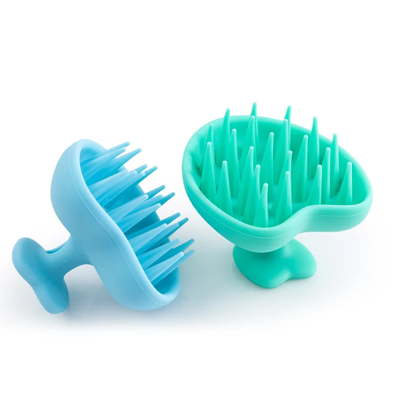 Silicone Hair Scalp Care Massage Shampoo Brush Scalp Stimulating Therapy Stress Relieve Hair Growth Head Massager