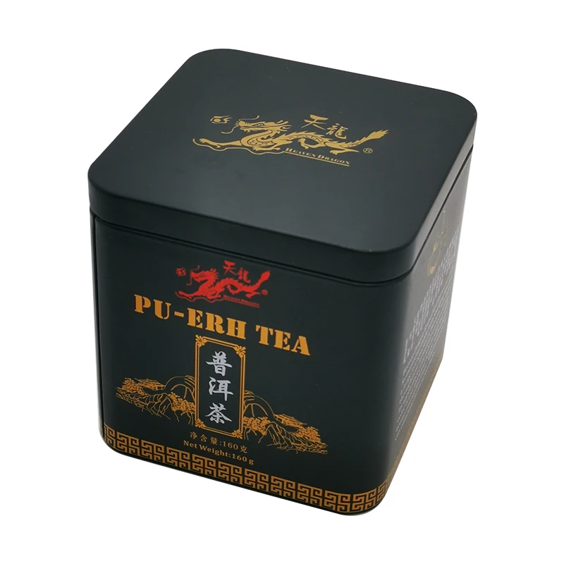 Manufacture Candy Jar Tea Tin Metal Can Custom Color Chocolate Square Metal Box