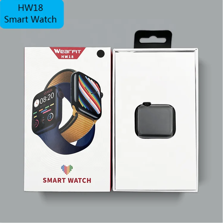 HW18 Smartwatch Serie 7 Reloj Waterproof BT Fitness Tracker Blood Pressure Custom wallpaper Smart Watch HW18