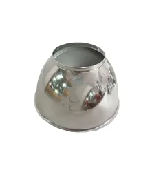 Profession Custom Made Aluminum Led Fluorescent Lamp Holder Reflector Spinning Metal Lampshade