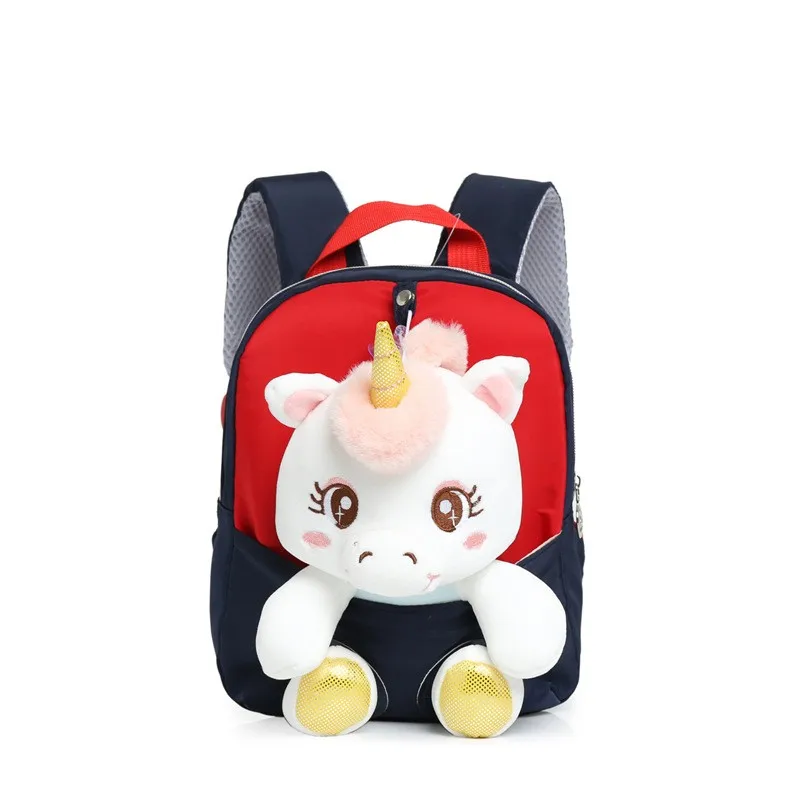 OEM Cute Child mochilas para ninos detachable Plush Toy cartoon Girls Toddler backpack bag for Kids