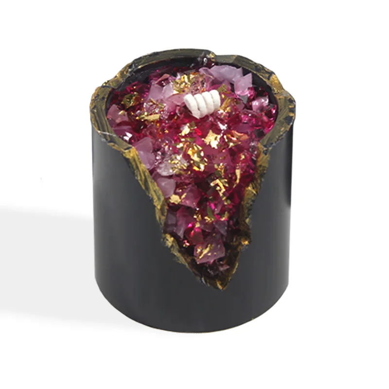 Crystal ore decorative candle Mass customization of popular mineral candles, scented candles
