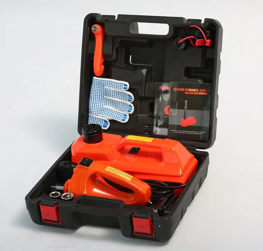 Electric Car Hydraulic Jack Vehicle Tools 5 Ton Car Jacks 12v Electric Car Scissor Jack 2 in 1